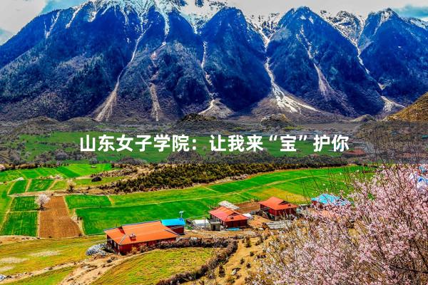 山东女子学院：让我来“宝”护你