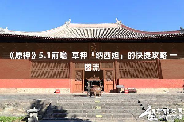 《原神》5.1前瞻  草神「纳西妲」的快捷攻略 一图流