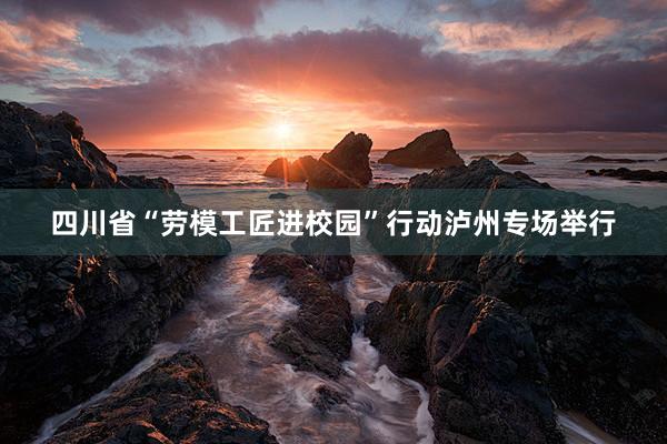  四川省“劳模工匠进校园”行动泸州专场举行