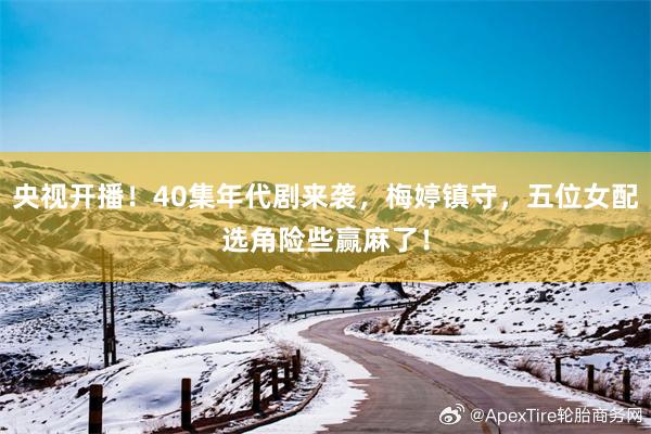 央视开播！40集年代剧来袭，梅婷镇守，五位女配选角险些赢麻了！