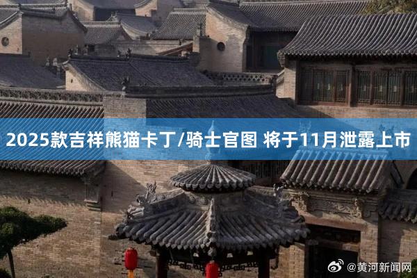 2025款吉祥熊猫卡丁/骑士官图 将于11月泄露上市